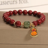Original Cinnabar Bracelet Buddha Bead Female