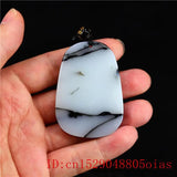 Jade Landscape Pendant Natural Necklace Chinese Jewelry Jadeite Carved