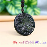 Jade Landscape Pendant Necklace for Women Men Natural Gemstone Amulet Jewelry