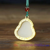 Chinese Buddha Necklace Silver Crystal Charm Jewelry