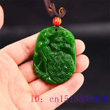 Jade Peacock Necklace Pendant Vintage Gift Stone Jewelry