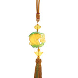Jade Pendant Charms Car Accessories Guan Yin Buddha Kwan Yin Statue