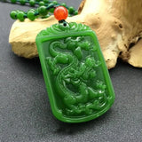 Dragon Pendant Sweater Chain Lucky Amulet Necklace Fine Jewelry