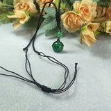 Myanmar Green Jade Pendant Necklace Fine Jewelry