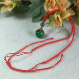 Myanmar Green Jade Pendant Necklace Fine Jewelry