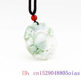 Jade Pixiu Pendant Charms Amulet Green Necklace Men