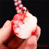Jade Pixiu Pendant Chinese Charm Natural Jadeite Amulet Necklace