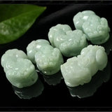 Jade Pixiu Pendant Caixin Pixiu Natural A Goods Jade Pendant Men Women