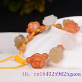 Jade Rose Bracelet Talismans Real Stone Amulets Amulet Carved Vintage Jewelry