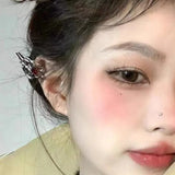 Vintage Jade Ruyi Coil Buckle Hair Clips for Women