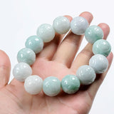 Chinese Jadeite Bead Bracelet Charm for Women