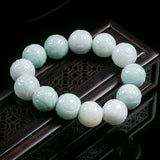 Chinese Jadeite Bead Bracelet Charm for Women