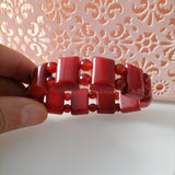 Red Agate Bracelet Jade String Buddha Beads Bracelet