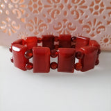 Red Agate Bracelet Jade String Buddha Beads Bracelet