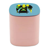 Jamaican Bobsled Team Jewelry Storage Box Portable Leather
