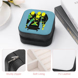 Jamaican Bobsled Team Jewelry Storage Box Portable Leather