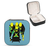 Jamaican Bobsled Team Jewelry Storage Box Portable Leather