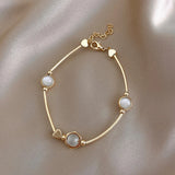 JanYee Cymophane Bracelet with Zircon Adjustable Jewelry