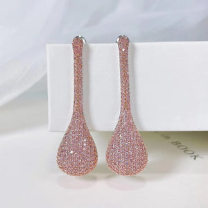 Indian Round Shape Earring For Women Wedding Party Dubai Bridal Jewelry Gift