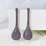 Indian Round Shape Earring For Women Wedding Party Dubai Bridal Jewelry Gift