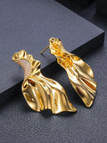 Indian Trendy Round Shape Earring For Women Wedding Party Dubai Bridal Jewelry