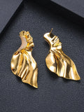 Indian Trendy Round Shape Earring For Women Wedding Party Dubai Bridal Jewelry