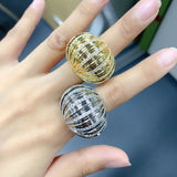 Janekelly Zirconia Stones Women Engagement Party Jewelry