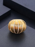 Janekelly Zirconia Stones Women Engagement Party Jewelry