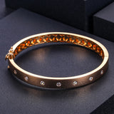 Janekelly Sparkly Bangle Mix Match For Women Wedding Bridal Bracelet