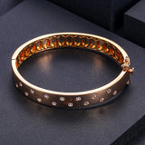Janekelly High Punk Stackable Sparkly Bangle Mix Match For Women