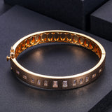Janekelly High Punk Stackable Bangle Mix Match Sparkly Bridal Bracelet