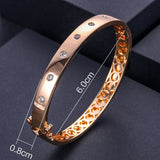 Janekelly Sparkly Bangle Mix Match For Women Wedding Bridal Bracelet