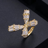 Jankelly2020 Butterfly Statement Ring for Women