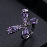 Jankelly2020 Butterfly Statement Ring for Women