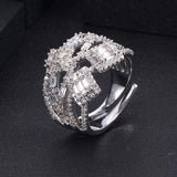 JankellyCollection Stackable Rings Women Wedding Engagement Dubai Bridal Ring