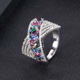 JankellyCollection Stackable Rings For Women Wedding Dubai Bridal Ring
