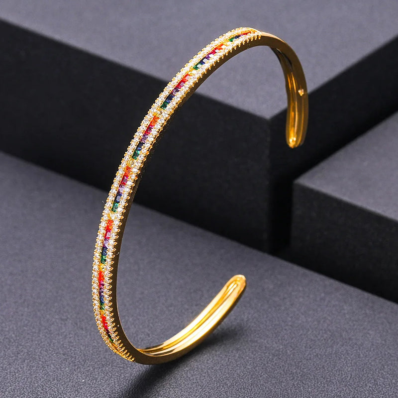 JankellyHigh HOT Bangle Romantic Gorgeous Bracelet for Women