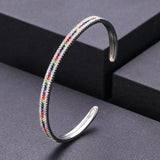 JankellyHigh HOT Bangle Romantic Gorgeous Bracelet for Women