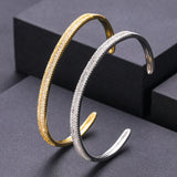 JankellyHigh HOT Bangle Romantic Gorgeous Bracelet for Women Wedding Engagement