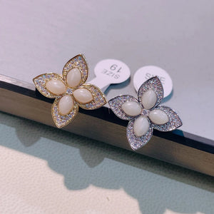 Trendy Leaf Rings for Women Wedding Engagement R-285