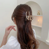 Japan & South Korea Acetate Hair Clip Metal Plate Hair Clip Shark Clip