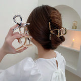 Japan & South Korea Acetate Hair Clip Metal Plate Hair Clip Shark Clip
