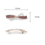 Japanese & Korean Crystal Bow Hair Clip Jewelry