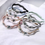 Japanese & Korean 3D Embroidered Elf Butterfly Headband Lace