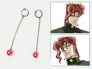 Anime Kakyoin Noriaki Ear Clip Earrings Cosplay Accessory