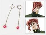 Anime Kakyoin Noriaki Ear Clip Earrings Cosplay Accessory