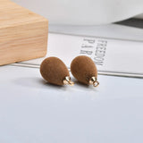 Japan Autumn Winter Water Micro Velvet Pendant DIY Earrings