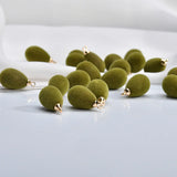 Japan Autumn Winter Water Micro Velvet Pendant DIY Earrings