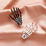 Japan Harajuku Skeleton Hand Bone Hair Clip