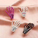 Japan Harajuku Skeleton Hand Bone Hair Clip